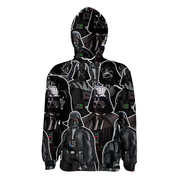 La Guerra de Las Galaxias Star Wars Cosplay Sudadera Estampada con Capucha Unisex